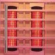 Blisspod | Venetian | Full Spectrum Indoor Premium Canadian Hemlock Low EMF Sauna | 10 Heaters | Chromotherapy & Reflexology | 2 Person