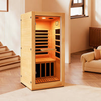 infrared sauna room single room - Home Spa Life