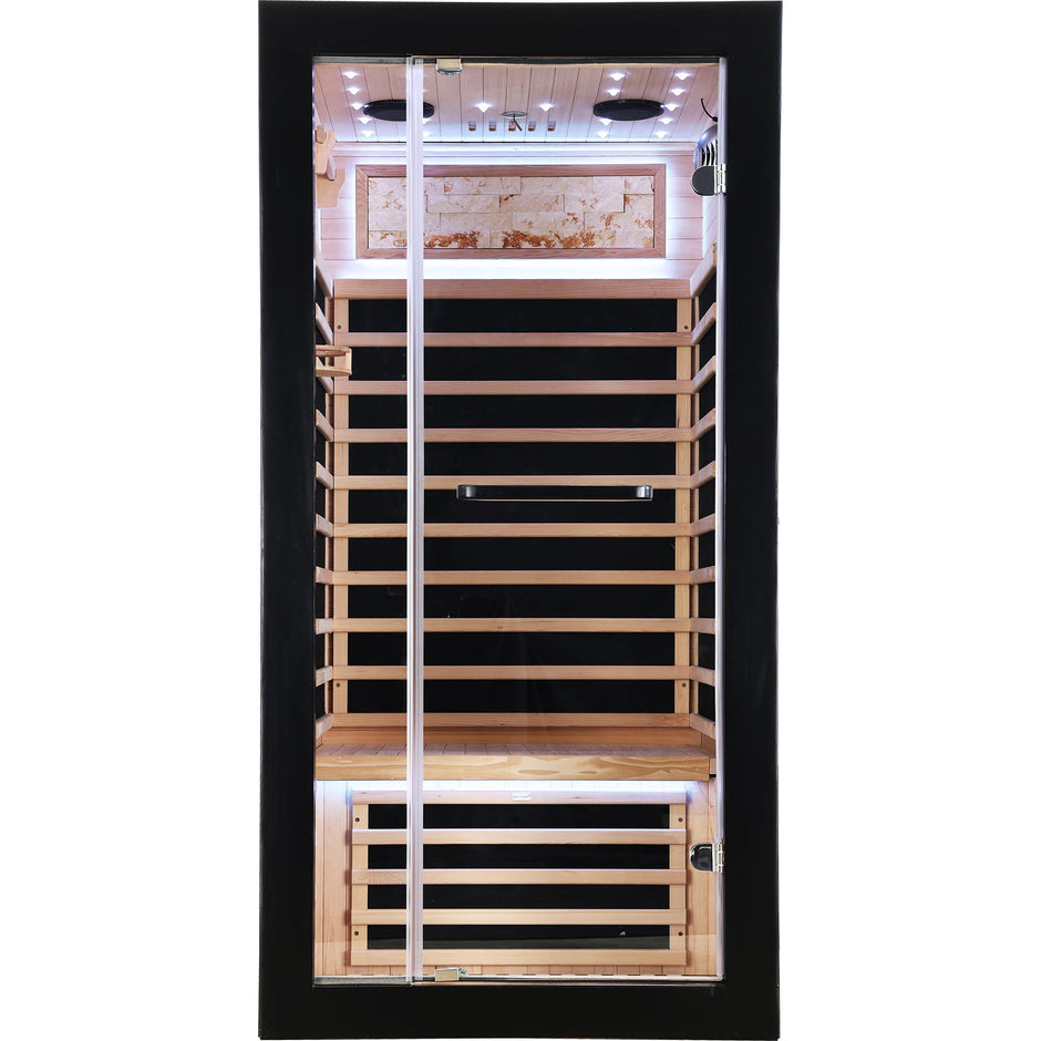 Single-person starlight ceiling lighting sauna - Home Spa Life