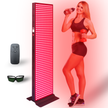 EXESAS  600 LED, 3000W Dual-Chip, Red Light Therapy Device for Full Body, 4-Wavelengths Infrared LED Panel for Skin, Weight, Pain, Wellness