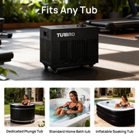 Frostcore Ice Bath Water Chiller for cold plunge, stainless steel unit
