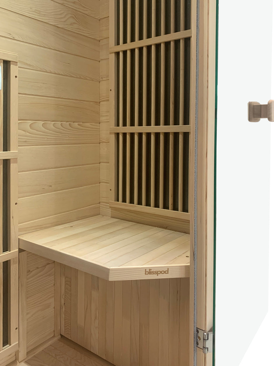 Blisspod | Vienna | Far Infrared Sauna | Canadian Hemlock Very Low EMF | 72.8