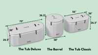 RevX Inflatable Tub Classic - Home Spa Life