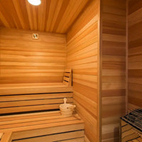 Carbon Smart Saunas - 8' x 8' x 8' - by Finnish Sauna Builders