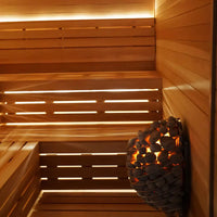 Carbon Smart Saunas - 7' x 7' x 8' - by Finnish Sauna Builders