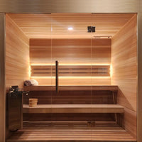 Carbon Smart Saunas - 7' x 9' x 8' - by Finnish Sauna Builders