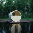 Helsinki Finnish Barrel Sauna with Terrace and WiFi Heater - Finnish Sauna Builders
