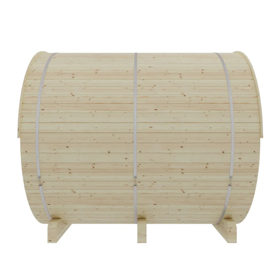Tampere Finnish Barrel Sauna with WiFi Heater - Finnish Sauna Builders