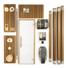 Carbon Smart Saunas - 7' x 9' x 8' - by Finnish Sauna Builders