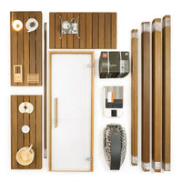 Carbon Smart Saunas - 6' x 7' x 8' - by Finnish Sauna Builders