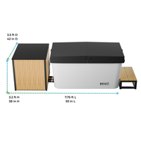 RevX Acrylic X Tub cold plunge with LUX chiller and filtration system.