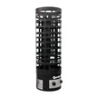 Thermexa ProGuard Sauna Heater with stainless steel casing and control panel.