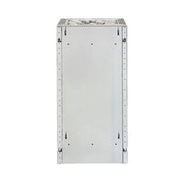 Huum Core BK/ST sauna heater with UKU controller and stones, black and steel finish.