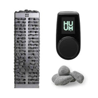 Huum Steel Series Sauna Heater With UKU Control & Sauna Stones (SAK84952) - Home Spa Life