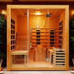 Rövia Oasis 3-Person Indoor Hybrid Sauna Room With Built-In Lounge Chair [Made-To-Order] (SAK35182)