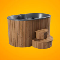 SaunaLife Model S2N/B Premium 2-Person Cold Plunge And Hot Immersion Tub [MODEL-S2N/B] (SAK18296)